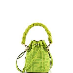 Fendi Woven Handle Mon Tresor Bucket #201589F19B